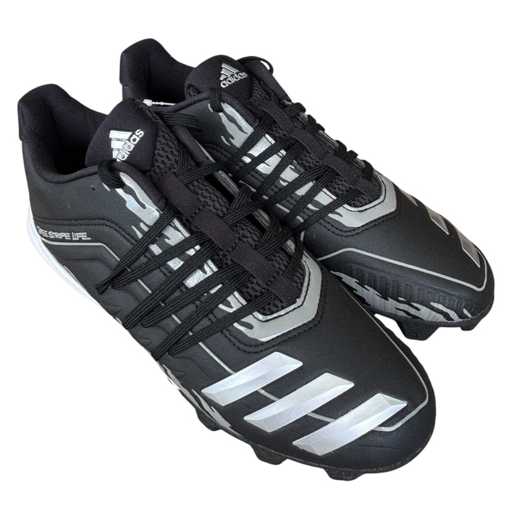 Adidas Baseball Cleats 6.0 Afterburner Speed Trap Black Mens 7